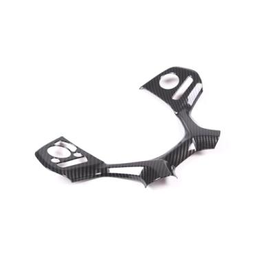 Imagem de HIRUFAIT Decoração de carro para Honda Pilot 2019-2022/Honda Passport 2019-2023, acessórios de proteção de acabamento de painel de console central ABS, sem botão de aquecimento (padrão de fibra de