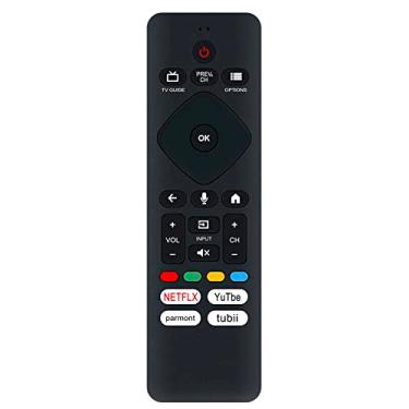 Imagem de Allimity Controle remoto de voz de substituição RF439A-V06 compatível com Philips Android TV 75PFL5604 43PFL5604 43PFL5704 50PFL5604 55PFL5704 65PFL5504 24PFL6704 50PFL5806 32PFL5504 505 4 3PFL5766