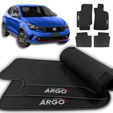 Imagem de Jogo de Tapetes Compatível Com Argo Trekking HGT Drive 2017 a 2025 Premium Impermeável Emborrachado 04 Peças
