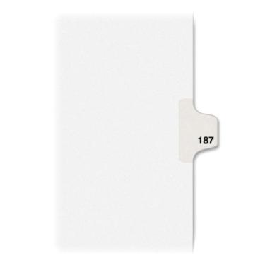 Imagem de Divisórias de exibição individuais Avery, estilo, 187, aba lateral, 21,59 x 27,94 cm, conjunto com 25 (82403)