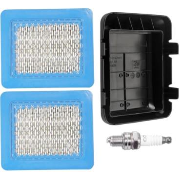 Imagem de 2 peças de filtro de ar 17211-ZL8-023 17231-Z0L-050 capa de limpeza para Honda GCV160 GCV135 GCV170 GCV190 HRX217 HRB216 HRB217 HRR216 peças de motor para cortador de grama com Spark Plugues