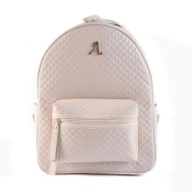 Imagem de Mochila Feminina Escolar Impecável Resistente Básica Espaçosa Elegante