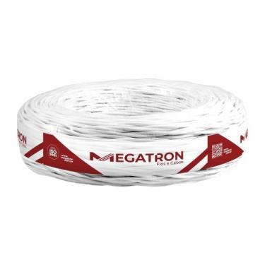 Imagem de Cordão Torcido Megatron 2x2,5mmx100m Rolo 300V Branco