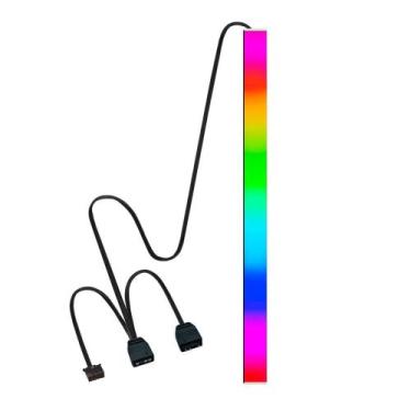 Imagem de Barra de LED 30cm Gabinete ARGB 3 Pinos 5V Coolmoon, ARGB
