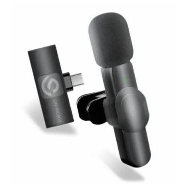 Imagem de Microfone de Lapela Sem Fio Entrada Tipo C MC803 - Onistek