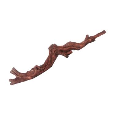 Imagem de IEUDNS Répteis escaladas Habitat Decoração de aquário Terrarium répteis Trinamente, 24.7x5x5cm