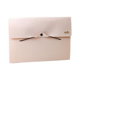 Imagem de Pasta Sanfonada A4 Executiva Rosa 12 Divisórias Fecho Elástico Polipropileno