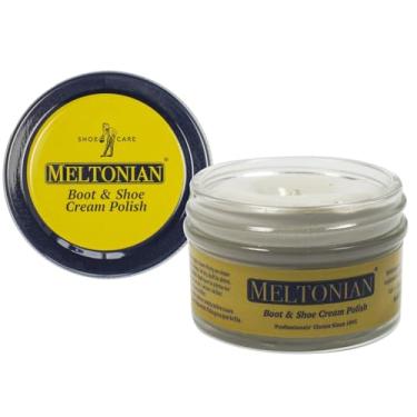 Imagem de Meltonian Esmalte creme para sapatos - Cera natural e óleos - Esmalte marrom e preto para couro - restaura e protege, mais de 60 cores, Marfim, 1.7 oz
