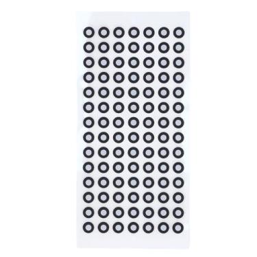 Imagem de 10 Folhas Marcadores de Varredura 3D Adesivos para Scanner de Rastreamento Preciso Pontos de Referência ID 3mm OD 6mm 3D DOT de Rastreamento para Controle de Qualidade de