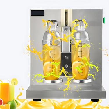 Imagem de Máquina de agitação automática com rotação de 360° - 340 RPM, 120 W, temporizador de 1 a 120 s, construção em aço inoxidável, dois copos de 750 ml, pinças de gelo, medidor, colher para café/chá/c