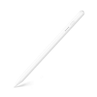 Imagem de Adonit ADI020WH Caneta de rejeição de palma para escrita/desenho, compatível com iPad 6º a 10º, iPad Mini 5º/6º, iPad Air 3ª a 5ª, iPad Pro de 11 a 4 polegadas, iPad Pro de 12,9 polegadas, 3ª e 6ª