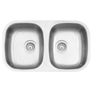 Imagem de Cuba Inox Tramontina Retangular Dupla 77x45 Ac 94030-102