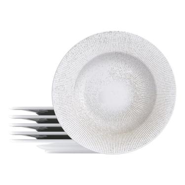 Imagem de Jogo De Pratos Rasos Tramontina Isabel 6 Peças Em Porcelana Decorada Decorado 96950183