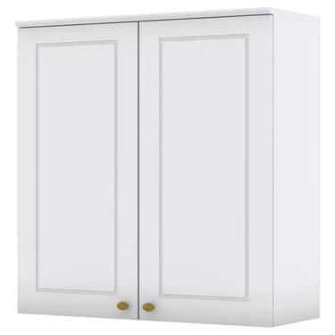 Imagem de Armario Aereo 2 Portas Mdf 80 Cm Americana C356 Branco Henn