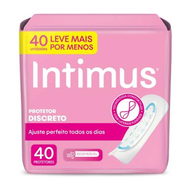 Imagem de Protetor Diário Intimus Discreto Ultrafino 40 Unidades