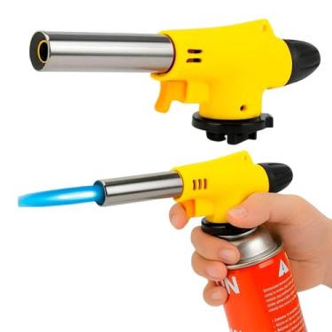 Imagem de Maçarico Portátil Culinário, Acendimento Automático, Gás Butano Uso Doméstico e Profissional