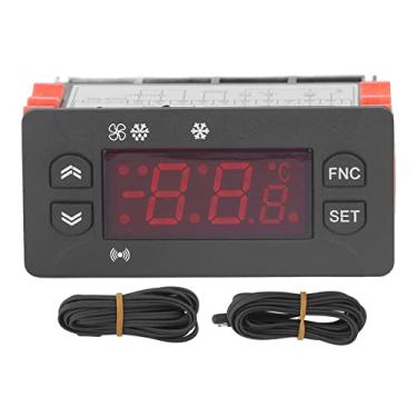 Imagem de Diydeg Controlador de Temperatura Digital, 230V AC Fahrenheit Celsius Regulador de Termostato Comutável Com Sensor para Refrigerador, Geladeira, Incubadora, Ninhada, Fermentador
