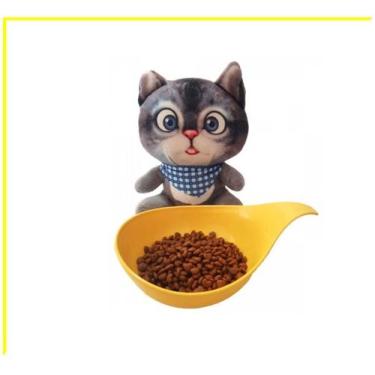 Imagem de Comedouro Bebedouro Para Gato Novo Design Aprox. 250ml - Família de Es