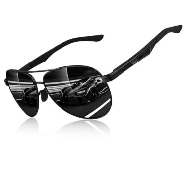 Imagem de CGID Óculos De Sol Polarizados Premium Em Liga Alumínio E Magnésio Uv400, Com Dobradiças Mola Flexíveis, Para Homens Mulheres