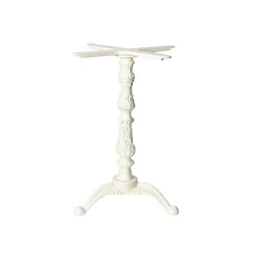 Imagem de Kit Pé de Mesa Base Trava Veroninha Alumínio Fundido Branco