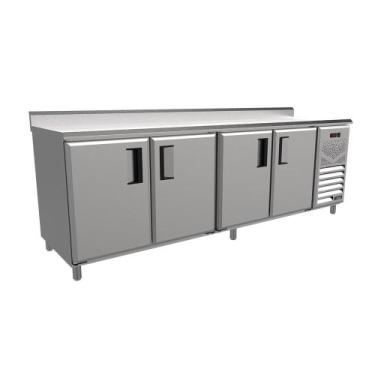 Imagem de Balcão de Encosto Refrigerado Venâncio 2,5m Linha Prime 220V Borda Esp