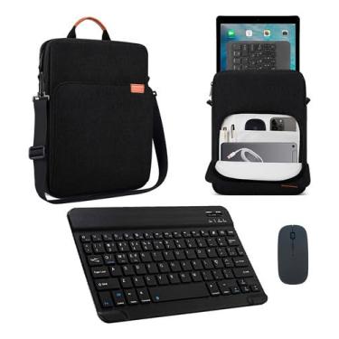 Imagem de BDNET, Kit Capa Bolsa Com Teclado E Mouse Para Galaxy iPad Lenovo