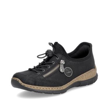 Imagem de Rieker Comfort & Style Nikita 67 feminino, Preto/Preto/Preto, 37