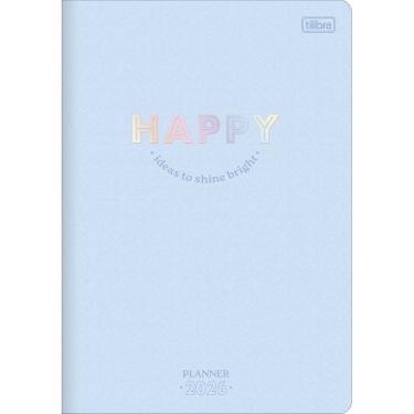 Imagem de Agenda Planner Grampeada Happy 2025 Tilibra