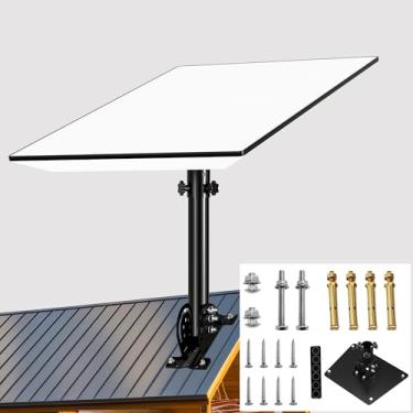 Imagem de Suporte de teto Starlink Performance Gen 3, suporte de pivô Starlink ajustável de 160° com adaptador V3, kit de montagem de poste de metal para prato de desempenho Gen3, acessório de montagem de