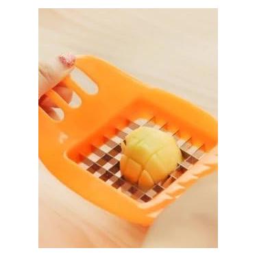 Imagem de Kit 2 Cortador Fatiador De Batata Frita Palito E Legumes Prático, Cortador De Batata Frita