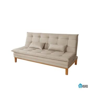 Imagem de Sofá Cama Reclinável Casal 3 Lugares Suede Premium Ecom Home  Retrátil