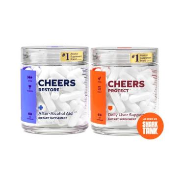 Imagem de Suplementos Cheers Liver Combo Restore + Protect 12 + 30 doses