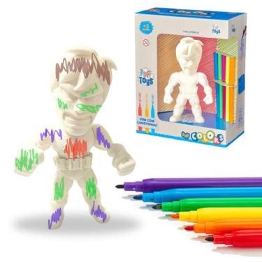 Imagem de Super Tectonic Vinil Atóxico Para Colorir Com Canetinha Pintura Macio 