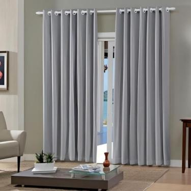 Imagem de Cortina Para Sala Quarto 3.00x2.50 Metros Varias Cores - Cida Enxovais