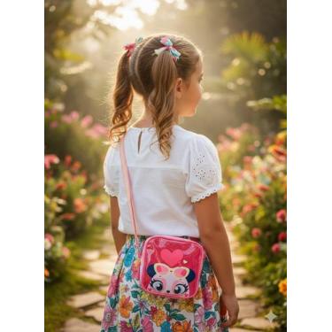 Imagem de Bolsinha Infantil Puket Panda Romântico