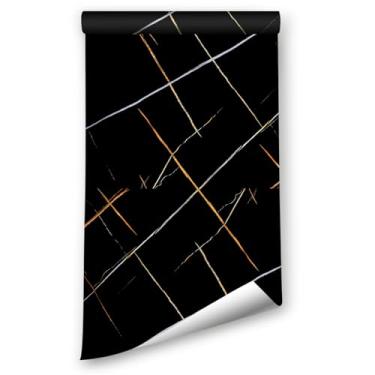 Imagem de LZH-LP Papel de parede de mármore brilhante, papel de contato de mármore granito para recondicionamento de móveis de armário de bancada, papel de parede autoadesivo removível e espesso rolo de vinil