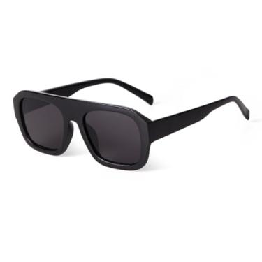 Imagem de Óculos de sol vintage amarelos grandes, femininos e masculinos, óculos de sol luxuosos com armação de tartaruga (1)