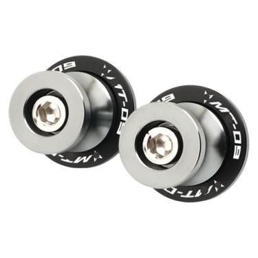 Imagem de BYYINGSUS Parafusos de suporte deslizantes de bobinas de braço oscilante de 6 mm acessórios de motocicleta compatíveis com Y&AMAHA MT03 MT09 MT10 MT 03 09 10 Mt03 Mt09 Mt10 (titânio Mt09)