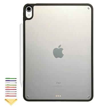 Imagem de UUcovers Capa para iPad Mini 7 A17 Pro 2024 e iPad Mini 6 (2021) [Carregamento de lápis] Acessório magnético, traseira rígida translúcida e capa de TPU macio à prova de choque para iPad Mini 7ª/6ª