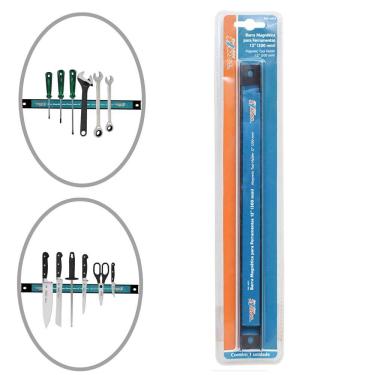 Imagem de Barra Magnética para Facas Talheres Ferramentas 12" 30cm Waft