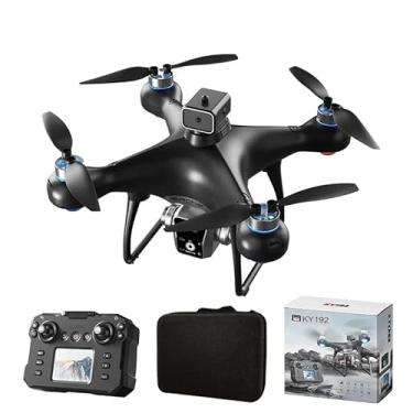 Imagem de Drone KY102 com Câmera HD, Tela LCD, Motor Brushless, Desvio de Obstáculos, 1 Bateria