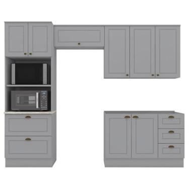 Imagem de Cozinha Modulada 4 Pecas 272 Cm Ce373 Americana Henn - MÓVEIS HENN