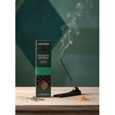 Imagem de Casa Ritual Incensos Naturais, Conexão Espiritual, Lavanda e Olíbano, Sem Carvão, Varetas de Incenso