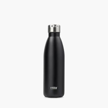 Imagem de TYESO - Copo Térmico 750ml Inox Garrafa em Forma de Cola - Um Garrafa Térmica Desportivo Adequado para Casa e para Viagens.(Preto)