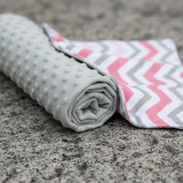 Imagem de Cobertor Infantil Macio Onda Rosa