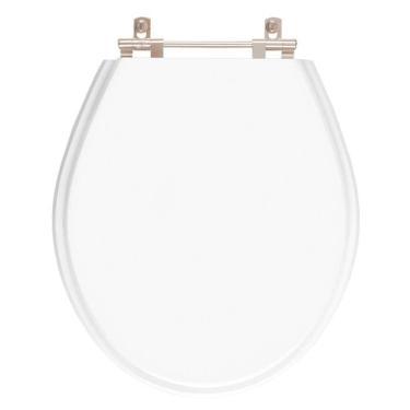 Imagem de Assento Sanitário Poliéster Carina Branco Para Vaso Ideal Standard