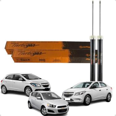 Imagem de Par Amortecedor Traseiro Original Cofap Chevrolet Prisma Onix Sonic