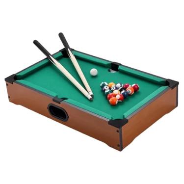 Imagem de oshhni Conjunto de mesa de bilhar infantil, pequena mesa de bilhar portátil e prática, brinquedo interativo para jogos de interior, de jogos para crianças,