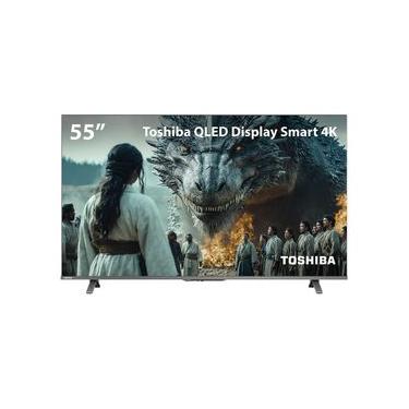 Imagem de Smart TV QLED 55 4K Toshiba Google TV 3HDMI 2USB Wi-Fi TB060