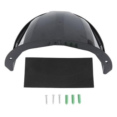 Imagem de Generic Câmera Sun Rain Shade, Base Firme Espessada Câmera de Vigilância Telhado Protetor Resistente Ao Desgaste Instalação Segura Rolamento de Alta Carga para Dome Tipo PTZ (Preto)